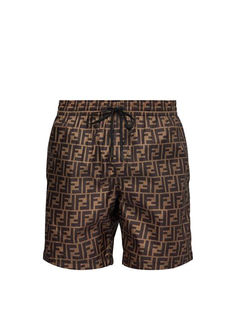 mens bathing suit fendi|farfetch fendi swim shorts.